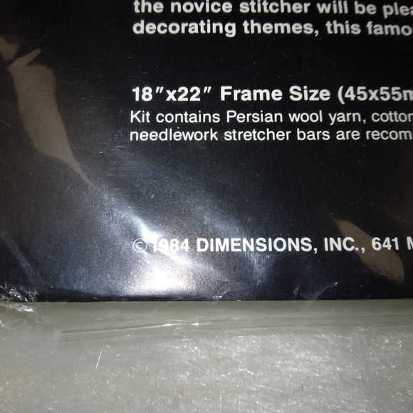 Dimensions Crewel Kit, Fancy Clown from Carolyn Barrani, New! - Picture 4 of 6